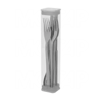 Tubi di plastica trasparenti quadrati