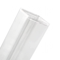 Tubi di plastica trasparente a fondo sigillato