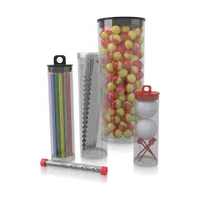 Tubi di plastica trasparente a spessore sottile